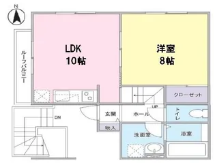 マリベール・フォンテ2【2階】の間取り