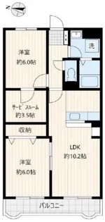 スターブルマンション春日部【3階】の間取り