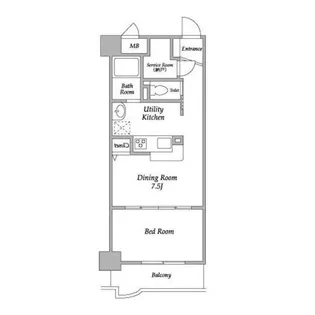 エル・グランピア【2階】の間取り