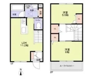 ヴィラ デ グラース A棟の間取り