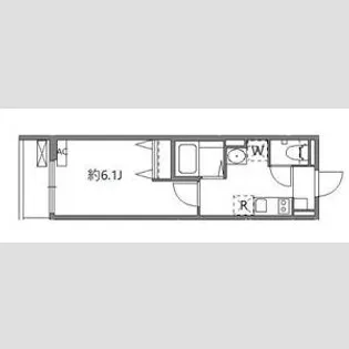 ラグゼフラット東六郷【2階】の間取り
