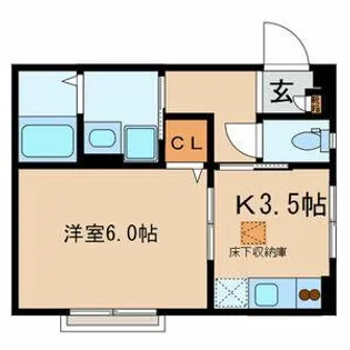 ANNEX きのえね【1階】の間取り