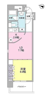 コンフォリア西麻布【9階】の間取り