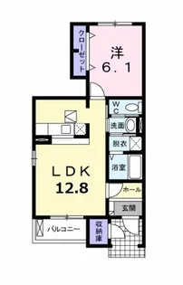 トワニー・K II棟【1階】の間取り