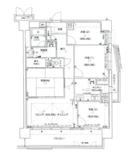 ルモンドームシティ【10階】の間取り