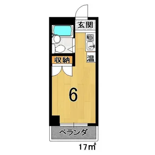 なごみハイツ【6階】の間取り