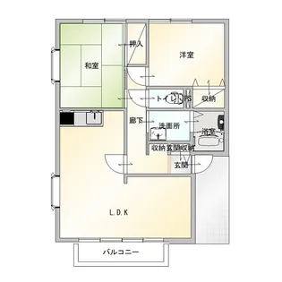 サンガーデンイママン F【2階】の間取り