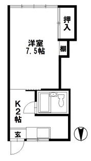 モン レーヴ【2階】の間取り