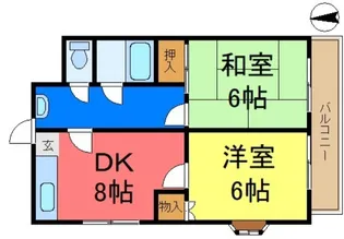 第1ハイツカトレア【3階】の間取り