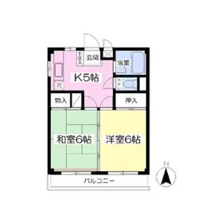 黒沢ハイツ【3階】の間取り