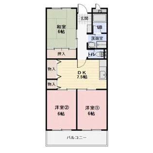 Limpia村瀬【1階】の間取り