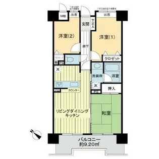レクセルプラザ西川口【5階】の間取り