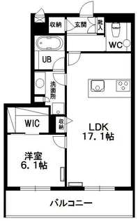 ヒルズレジデンシャルS12【2階】の間取り
