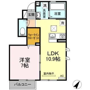 ラ・ステラ【1階】の間取り