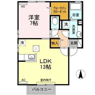 デュレ・ボナール C棟【1階】の間取り