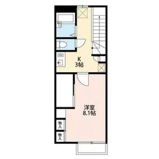 ホークII【1階】の間取り