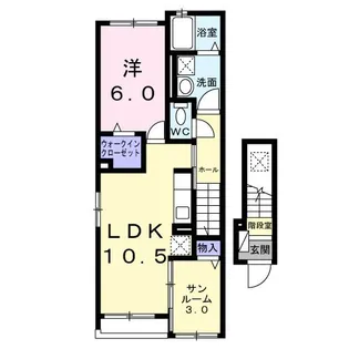 サン・カルム【2階】の間取り