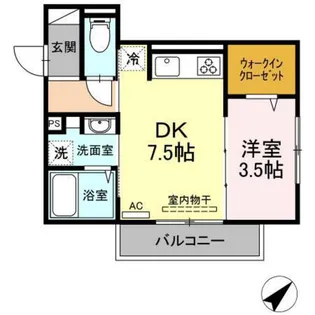 Fika 長楽寺【2階】の間取り