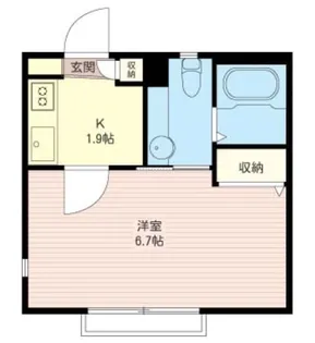パパスプランタン【2階】の間取り
