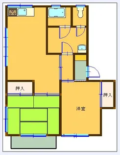コーポ浜野【2階】の間取り