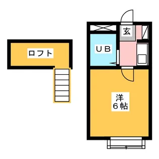 コスモハイツ多治見【3階】の間取り