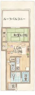 ディアコート新大阪【12階】の間取り