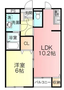 メゾンドゥ・レーヴありさ【3階】の間取り