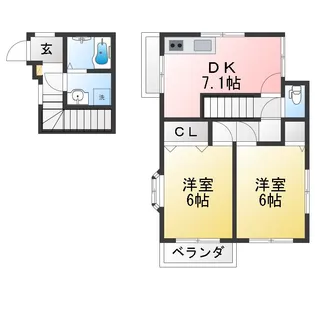 KPハウス【2階】の間取り