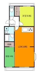 むつみグリーンハイツ【3階】の間取り