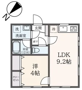 グリーンテラス【1階】の間取り