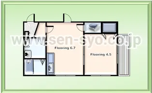 レッツビルディング ピッコロ【2階】の間取り