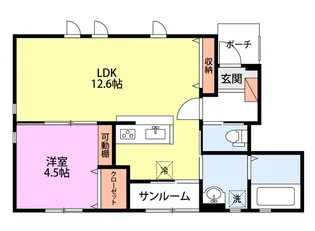 スマルティ3号棟【1階】の間取り