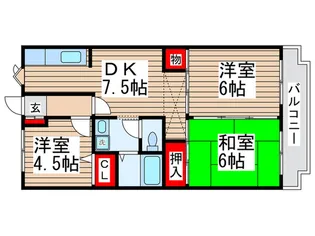 ヴェルドミール宮園【3階】の間取り
