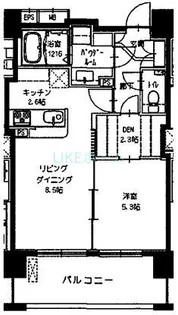 ガレット【8階】の間取り
