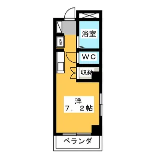 ヴィラ若林【5階】の間取り