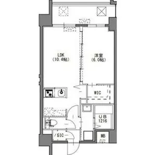 S-RESIDENCE中呉服【5階】の間取り