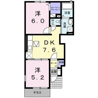 セントラルヤードB【1階】の間取り