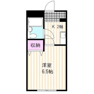 御殿町ハイツ A【3階】の間取り