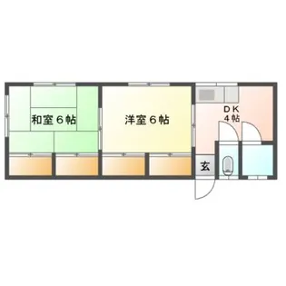 下村荘【2階】の間取り