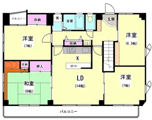 石井ビル【3階】の間取り