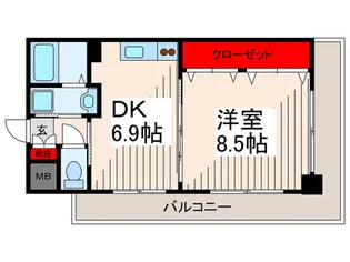 フォルテシモ・スガIII【5階】の間取り