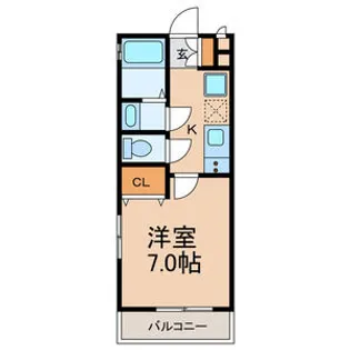 メゾン ウィステリア【1階】の間取り