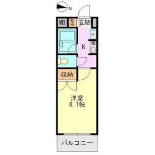 安藤ビル4【2階】の間取り