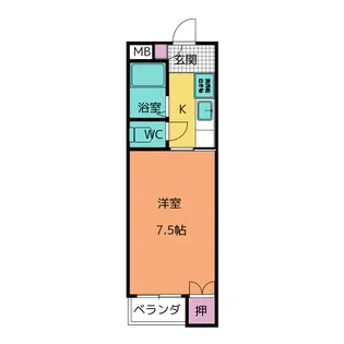 エクセルイーストアイ【1階】の間取り