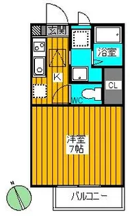 RKハイム和田C棟【1階】の間取り