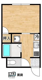 メゾンドフルール【1階】の間取り