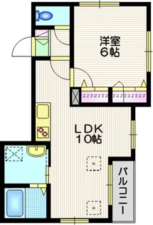 ラフィネ山王【2階】の間取り