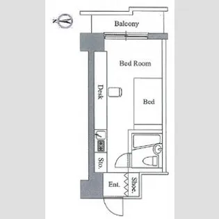 アレックス日乃本【5階】の間取り