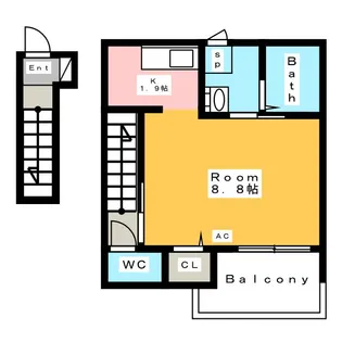 グランソレイユの間取り