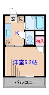 ヴィシェット日吉【1階】の間取り